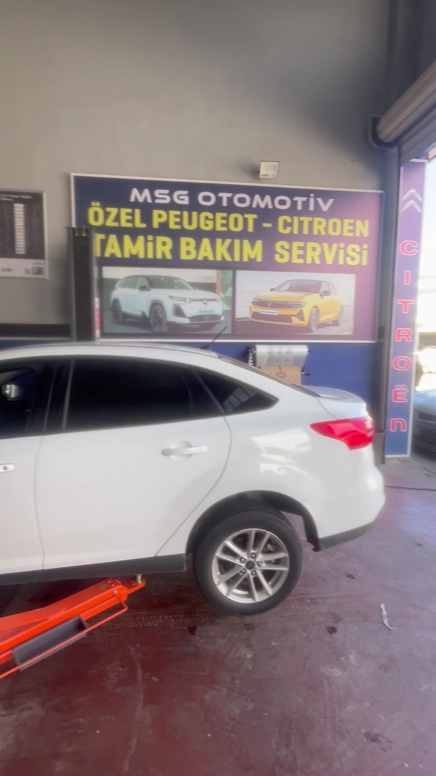 Servis Ekipmanı — PSA MSG Auto servisi